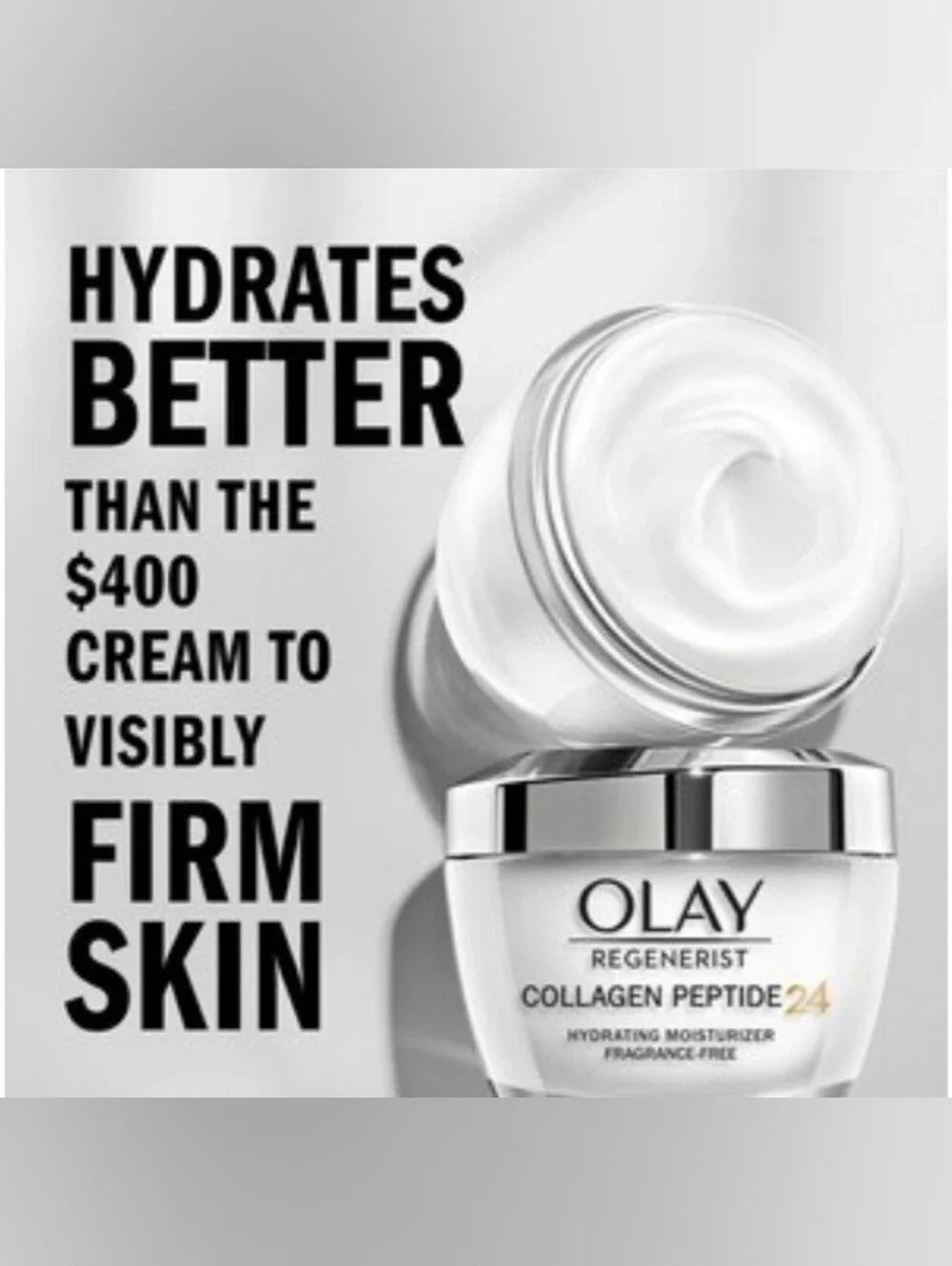 NWT Olay Regenerist Collagen Peptide 24 Face Moisturizer 1.7 OZ 48g